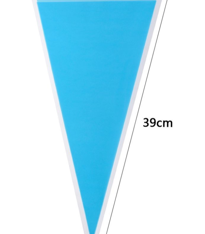 12 Sacos Triangular Azul