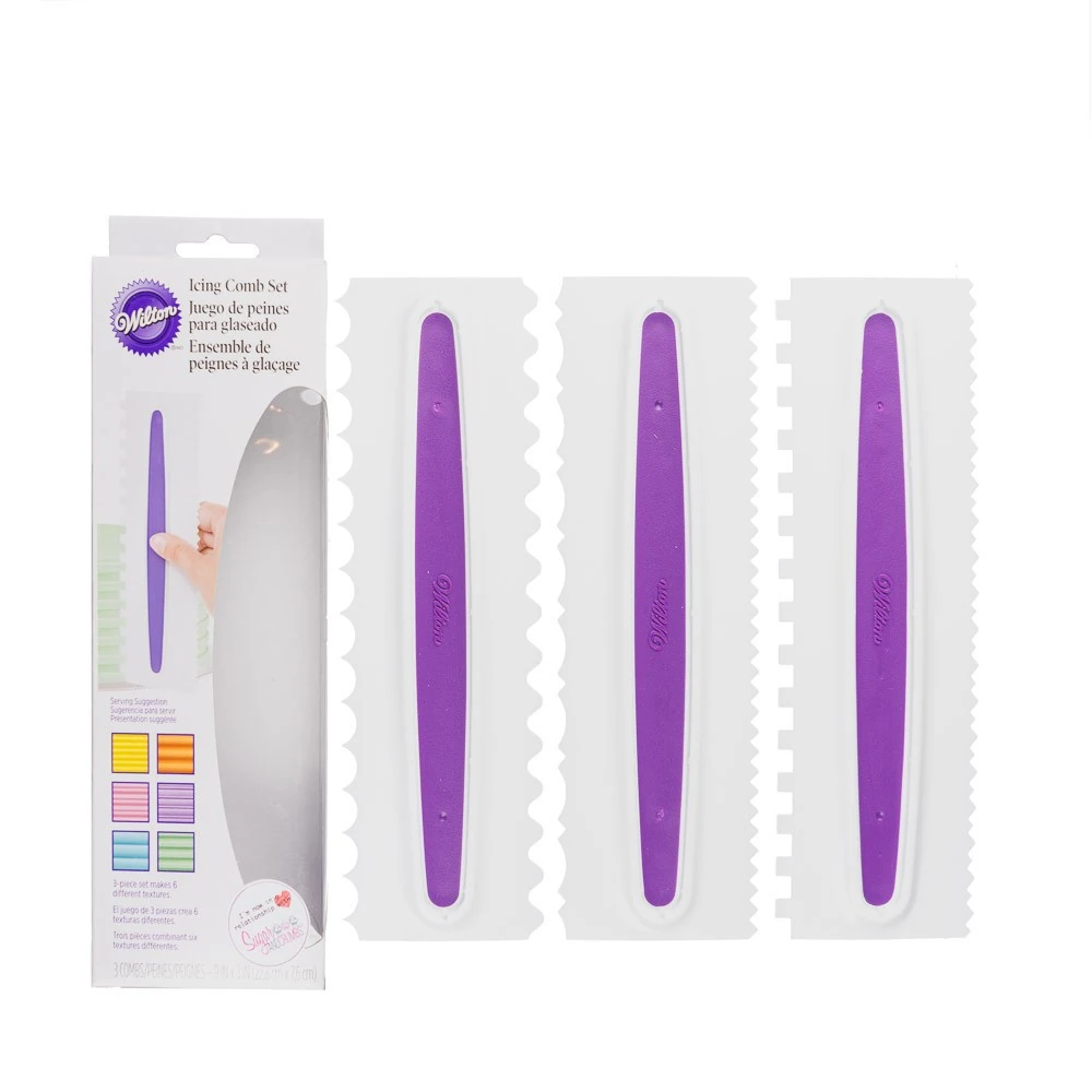 3 Espátulas Decorativas Wilton